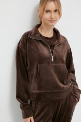 DKNY bluza femei, culoarea maro, neted 9BYX-BLD0W0_89X
