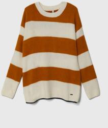 Pepe Jeans pulover pentru copii din amestec de lana culoarea portocaliu, călduros 9BYX-SWG065_22X