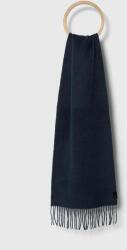 Calvin Klein esarfa de lana culoarea negru, neted 9BYX-SAM02O_99A