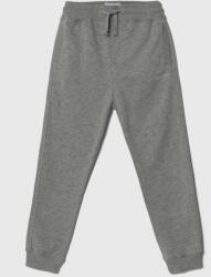 Pepe Jeans pantaloni de trening din bumbac pentru copii culoarea gri, neted 9BYX-SPB04L_90X