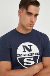 North Sails tricou din bumbac cu imprimeu 9BYX-TSM0N1_59X