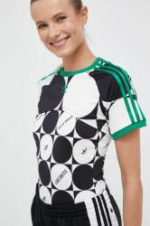 Adidas tricou PRIDE femei, culoarea negru 9BYX-TSD0IO_99X