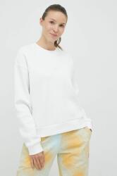 Adidas bluza femei, culoarea alb, neted 9BYY-BLD0E6_00X