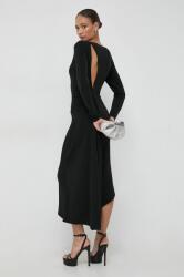 Patrizia Pepe rochie culoarea negru, maxi, drept 9BYX-SUD1AO_99X