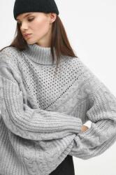 MEDICINE pulover femei, culoarea gri, cu guler ZBYX-SWD703_09M