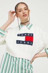 Tommy Hilfiger pulover femei, culoarea alb, light 9BYX-SWD01Y_00X
