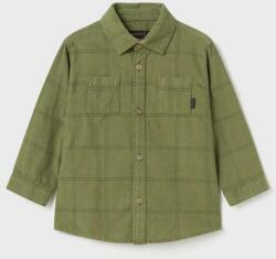Mayoral cămașă din bumbac pentru bebeluși culoarea verde 9BYX-KDB011_91X