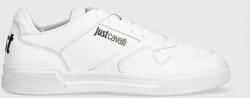Just Cavalli sneakers din piele culoarea alb, 75QA3SB6 ZP381 003 9BYX-OBM017_00X