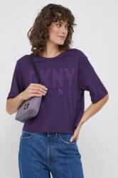 DKNY tricou femei, culoarea violet 9BYX-TSD17L_49X