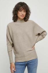 MEDICINE pulover femei, culoarea bej, light, cu turtleneck ZBYX-SWD057_08M