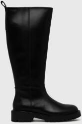 Vagabond Shoemakers ghete de piele Kenova femei, culoarea negru, cu toc plat 9BY8-OBD23C_99X