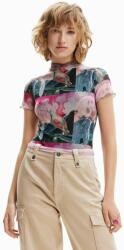 Desigual tricou femei, cu turtleneck PPYX-TSD13G_MLC (23SWQK28)