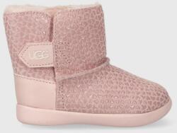 Ugg ghete de zapada din piele pentru copii T KEELANEL HEARTS culoarea roz 9BYX-OBG0JG_30X