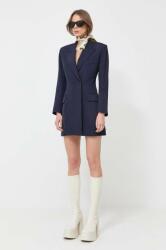 Victoria Beckham rochie culoarea albastru marin, mini, mulata PPYX-SUD1JR_59X