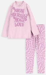 Coccodrillo pijamale de bumbac pentru copii culoarea roz, modelator 9BYX-BIG02N_30X