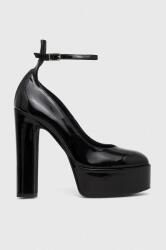 Pinko pantofi de piele Puccini Mary Jane culoarea negru, 102011 A18Q Z99 9BYX-OBD1YI_99X