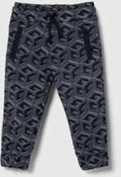 Guess pantaloni de trening din bumbac pentru copii culoarea albastru marin, modelator 9BYX-SPB00K_59X