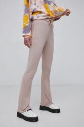 adidas Originals Pantaloni HF6770 femei, culoarea maro, cu imprimeu 9BY8-SPD0J8_84X