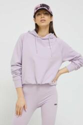 Fila bluza femei, culoarea violet, cu glugă, neted PPYX-BLD0GP_04X