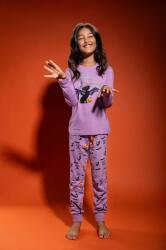 Coccodrillo pijamale de bumbac pentru copii culoarea violet, modelator 9BYX-BIG02P_45X