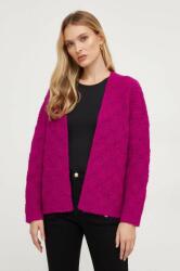 Answear Lab cardigan de lana culoarea roz, călduros BMYX-SWD0BF_43X