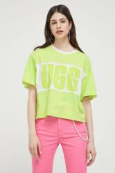 Ugg tricou din bumbac culoarea verde PPYX-TSD1JN_71X
