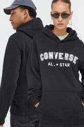 Converse bluza culoarea negru, cu glugă, cu imprimeu 9BYX-BLU00H_99X