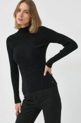 GUESS pulover femei, culoarea negru, light, cu turtleneck 9BYY-SWD10G_99X