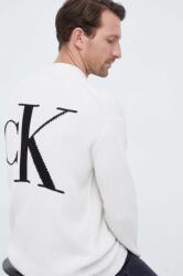Calvin Klein pulover de bumbac culoarea bej, light 9BYX-SWM0IE_01X