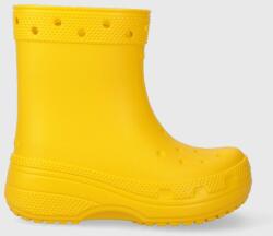 Crocs cizme copii culoarea galben 9BYX-OBK16N_11X