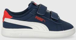 PUMA sneakers din piele Smash 3.0 Buck V culoarea albastru marin 9BYX-OBK0Z7_59X
