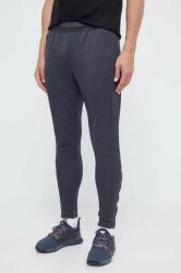adidas pantaloni de trening culoarea gri, neted 9BYX-SPM099_90X