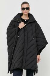 Pinko poncho femei, culoarea negru, de iarna, oversize 9BYX-KUD057_99X