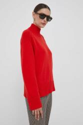 Tommy Hilfiger pulover din amestec de lână femei, culoarea roșu, cu turtleneck WW0WW39903 9BYX-SWD11E_33X