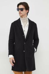 HUGO BOSS palton de lana culoarea negru, de tranzitie 9BYX-KPM010_99X