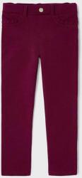 MAYORAL pantaloni copii culoarea bordo, neted 9BYX-LGG022_83X
