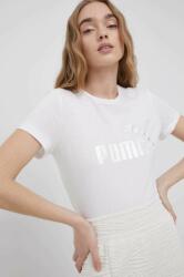 PUMA tricou din bumbac 848303 culoarea alb PPYY-TSD11N_00X