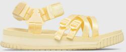 Shaka sandale femei, culoarea galben PPY8-OBD2PO_10X