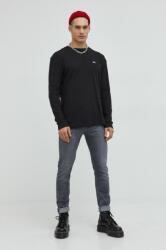 Tommy Hilfiger pulover de bumbac barbati, culoarea negru, light 9BYY-SWM0PE_99X