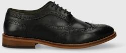 Barbour pantofi de piele Isham barbati, culoarea negru, MFO0693BK71 9BYX-OBM0ZA_99X