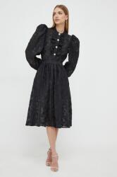 Custommade camasa femei, culoarea negru, regular 9BYX-KDD09M_99X