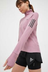 Adidas hanorac de jogging Own the Run culoarea roz, cu imprimeu 9BYX-BLD0DL_30X