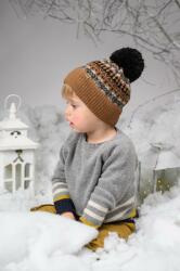 Jamiks șapcă de lână pentru copii culoarea maro 9BYX-CAB011_82X