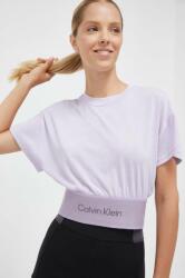 Calvin Klein Performance tricou de antrenament culoarea violet 9BYX-TSD1CY_45X