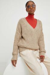 ANSWEAR pulover de lana culoarea bej BMYX-SWD0AN_80X
