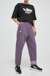 adidas Originals pantaloni de trening culoarea violet, cu imprimeu 9BYX-SPD090_45X