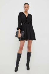 GUESS rochie culoarea negru, mini, evazati 9BYX-SUD101_99X