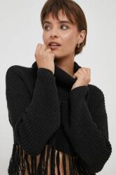 XT Studio pulover femei, culoarea negru, călduros, cu guler MBYX-SWD03D_99X
