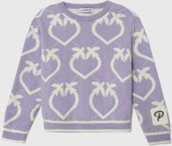 Pinko Up pulover copii culoarea violet 9BYX-SWG057_45X