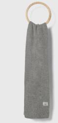 Pepe Jeans esarfa din lana pentru copii culoarea gri, neted 9BYX-SAB005_90X